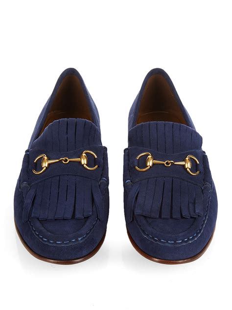 gucci blue suede suit|gucci suede loafers women.